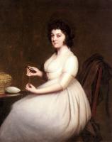 Joseph Wright of Derby - Portrait Of Mrs Abney